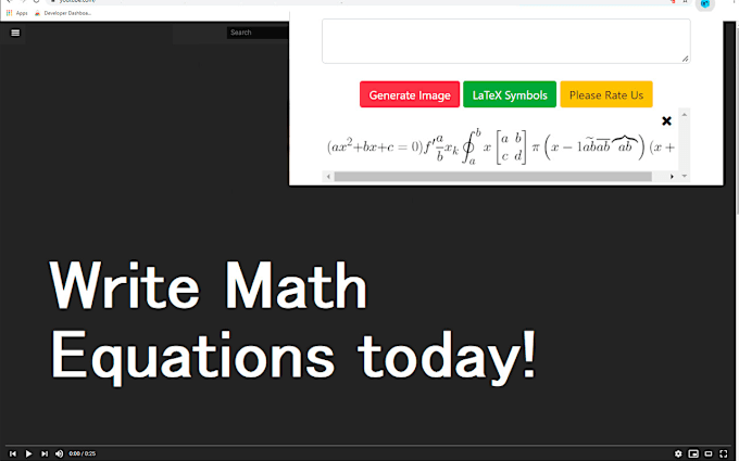 Gig Preview - Meticulously craft your mathematical equations in latex