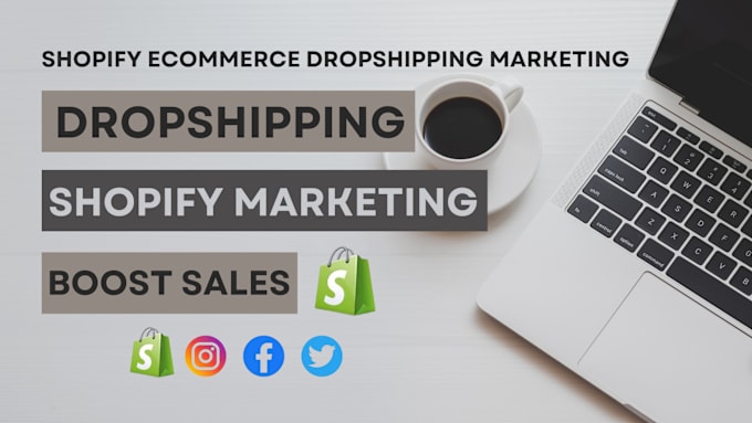 Gig Preview - Boost shopify sales shopify dropshipping marketing ecommerce promotion