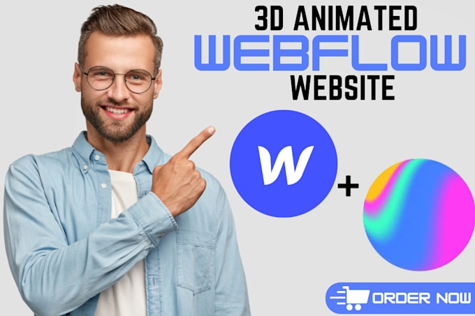 Gig Preview - Animate 3d website, 3d webflow website spline scrolling animation threejs, webgl