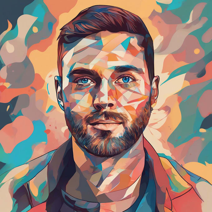 Gig Preview - Create a face into color vector art portrait