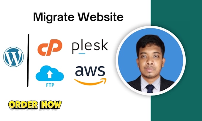 Gig Preview - Migrate or transfer your wordpress website to new domain or hosting