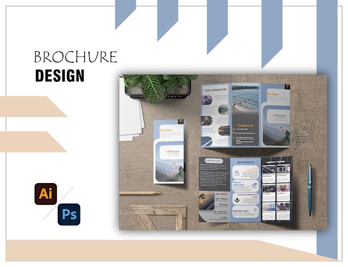 Gig Preview - Create creative and attractive brochures