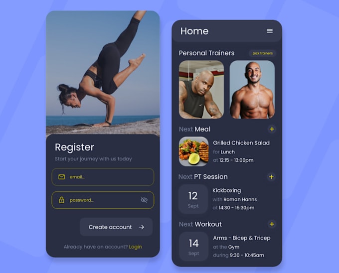 Gig Preview - Create fitness app gym app fitness website gym website health and fitness app