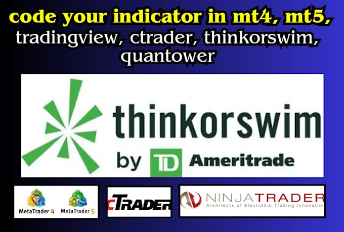 Gig Preview - Code custom indicator0 for tradingview mt4 mt5, ctrader, ninjatrader, quantower