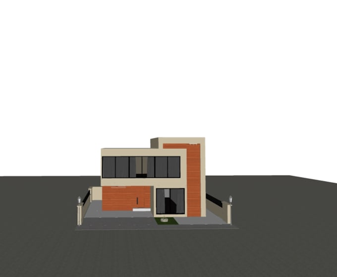 Gig Preview - Do 3d architecture or modern style exterior plans