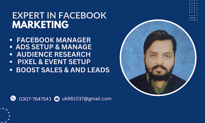 Gig Preview - Be your facebook media advertising specialist