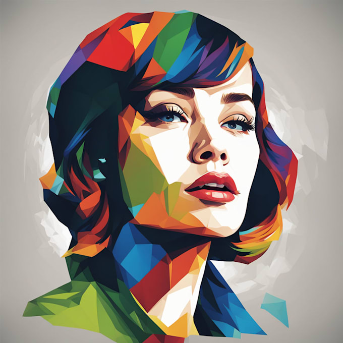 Gig Preview - Draw wpap pop art from your portrait