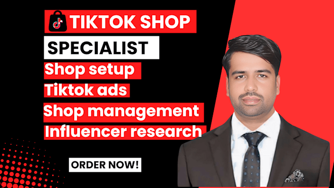 Gig Preview - Setup tiktok shop, product listing and affiliate marketing