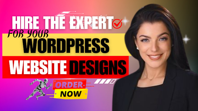 Gig Preview - Build, create or develop your wordpress website design or redesign for business