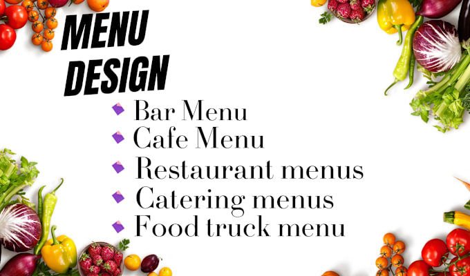 Gig Preview - Create a professional restaurant menu design