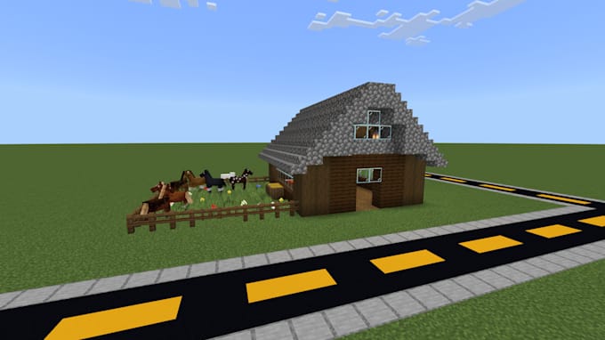 Gig Preview - Build you a minecraft village I am not a expert