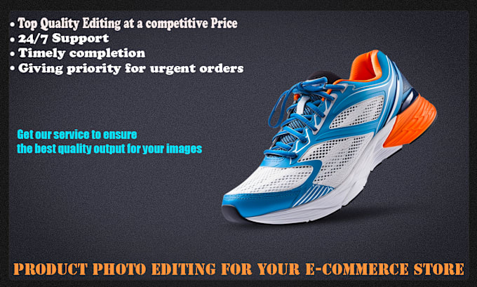 Gig Preview - Do product photo editing for your e commerce store