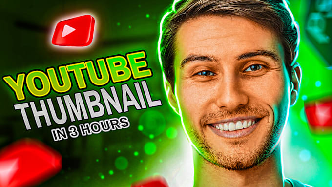 Gig Preview - Design eye catching youtube thumbnails in 3 hours