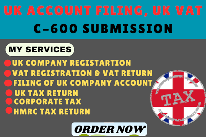 Gig Preview - Do UK vat registration, company account, tax return, UK company formation, ct600