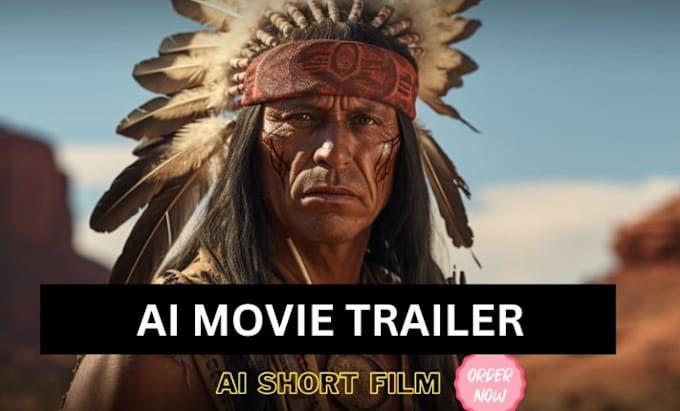 Gig Preview - Create a unique ai short film, ai movie trailer and promo video for you