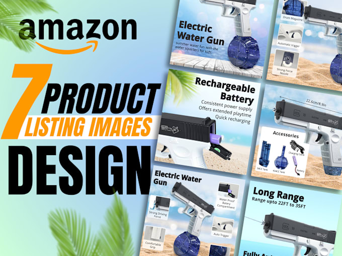 Gig Preview - Design high converting amazon product listing images and infographics