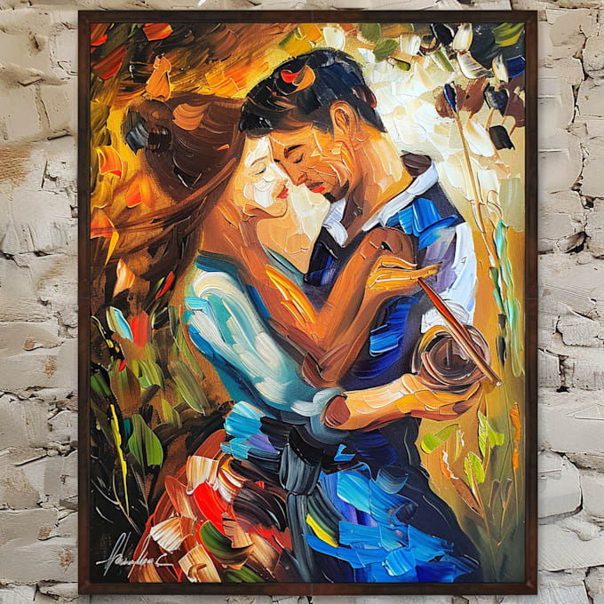 Bestseller - paint a beautiful custom oil painting on canvas for you