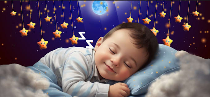 Gig Preview - Create baby lullaby relaxing and meditation music video for your channel