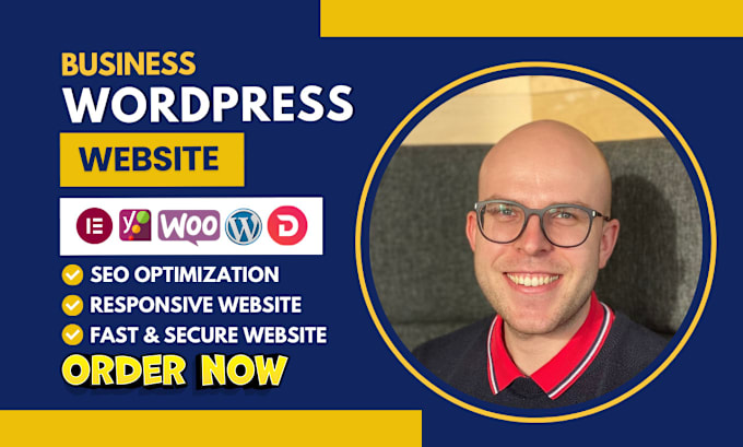 Gig Preview - Create your modern and responsive wordpress business website, wordpress website