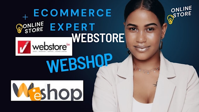 Gig Preview - Design webshop, webstore, ecommerce onlinestore using stripe, nextjs, wordpress