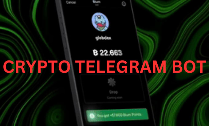 Gig Preview - Create crypto telegram bot, notcoin, telegram trading bot, bot game, tapswap