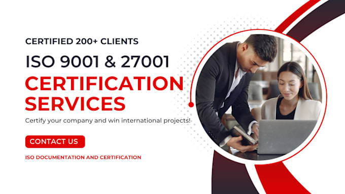 Gig Preview - Provide iso 27001, 9001 iaf accredited certification