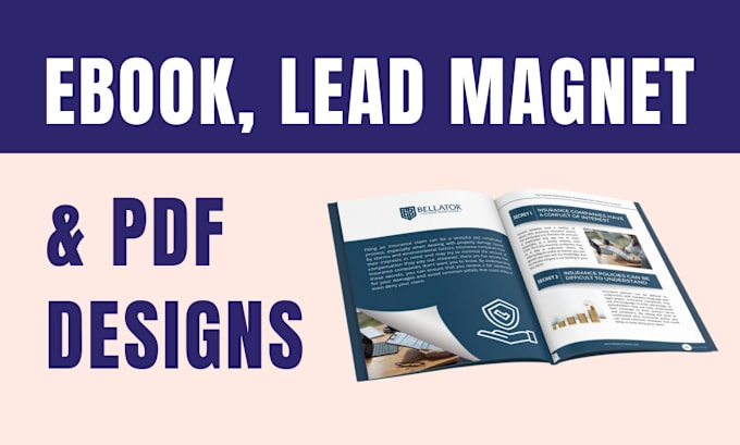 Gig Preview - Do ebook design, lead magnet design or workbook