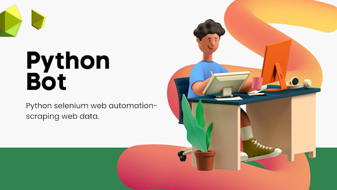 Gig Preview - Develop python selenium web automation, scraping, scrapy, scraper bot