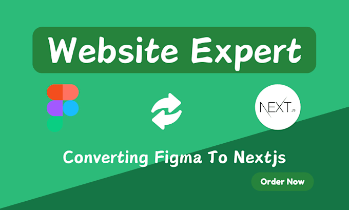 Gig Preview - Convert figma to next js website development, hire next js developer