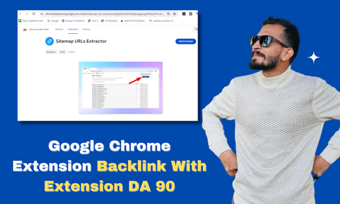 Gig Preview - Create da 90 backlink with chrome extension boost your ranking