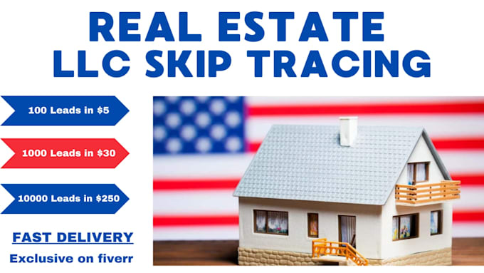 Gig Preview - Do real estate skip tracing and llc skip tracing