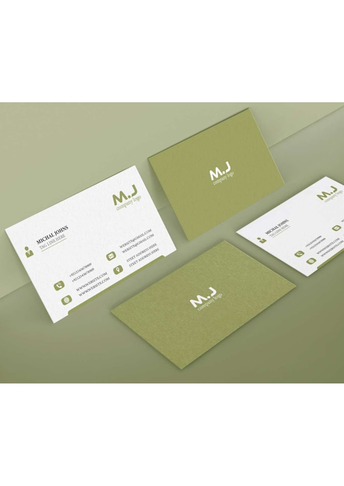 Gig Preview - Create unique modern minimal luxury business card designs