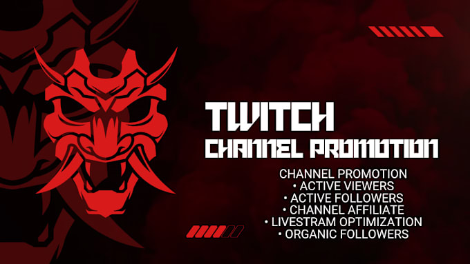 Gig Preview - Do organic twitch channel promotion, kick followers and viewers