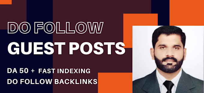 Gig Preview - Boost your SEO with high da guest blog posts with do follow backlinks