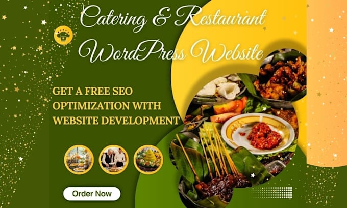 Gig Preview - Develop and design restaurant hotel catering and ordering wordpress websites