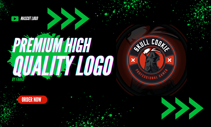 Gig Preview - Design funky gaming mascot logo for gaming team, esports, and youtube channel