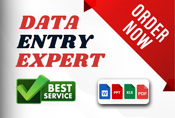 Gig Preview - Do data entry through web research for any industry