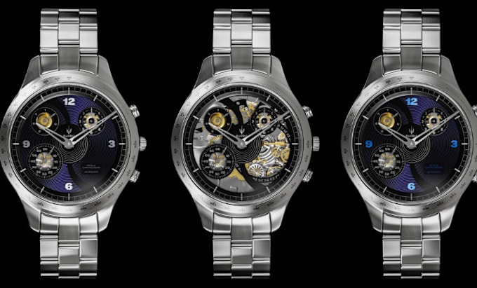 Gig Preview - Do 3d wristwatch design, 3d jewelry model, 3d product animation, watch rendering