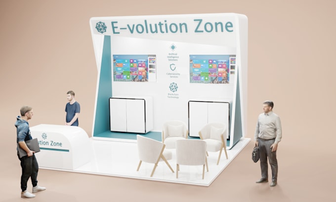 Bestseller - design 3d trade show booth and back drop for exhition stand