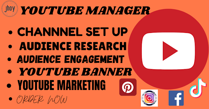 Gig Preview - Be your youtube marketing,promotion,engagement channel manager,seo