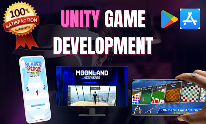 Gig Preview - Do game development in unity for 2d and 3d games on PC or mobile