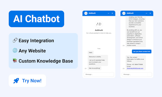 Gig Preview - Integrate ai chatbot to your website