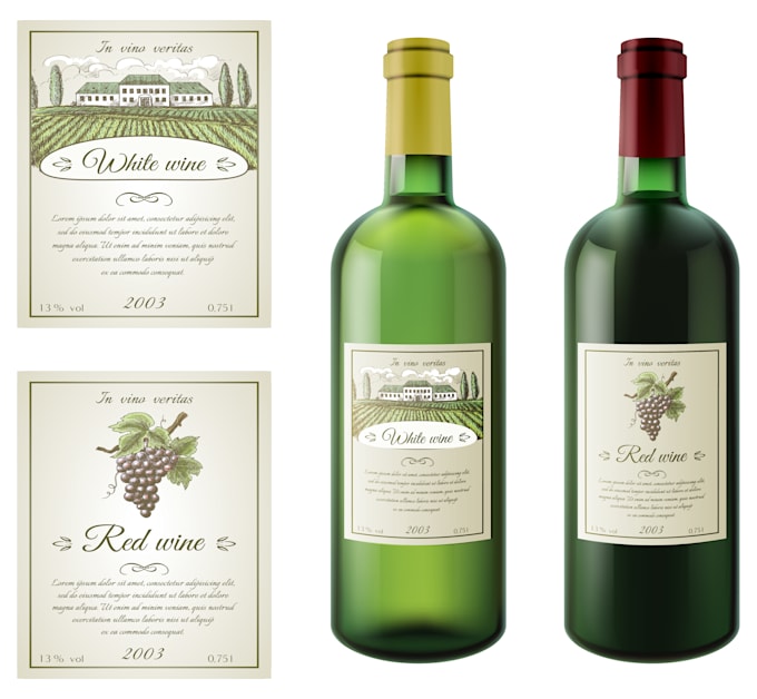 Bestseller - do professional and print ready wine label design