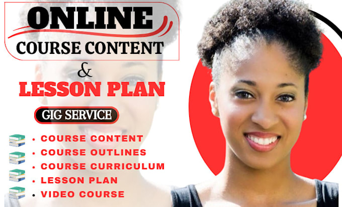 Gig Preview - Do online course content,online course creation,online course