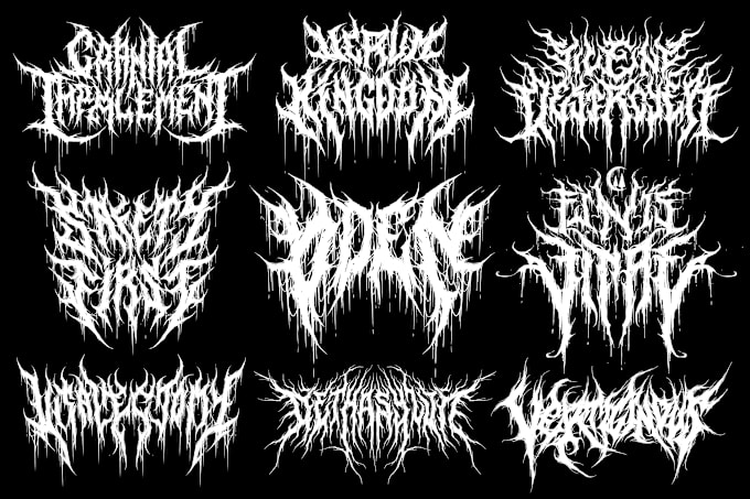 Gig Preview - Design a profesional death metal logo and emblem for your band or brand