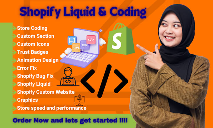 Gig Preview - Fix shopify liquid shopify coding shopify error shopify bug shopify custom