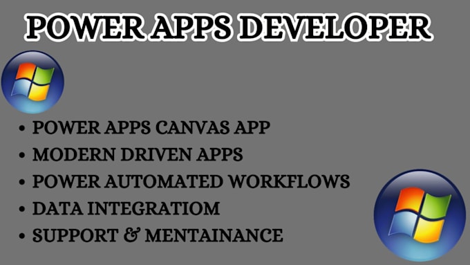 Gig Preview - Develop power apps, power automate flow solutions for business , power platform