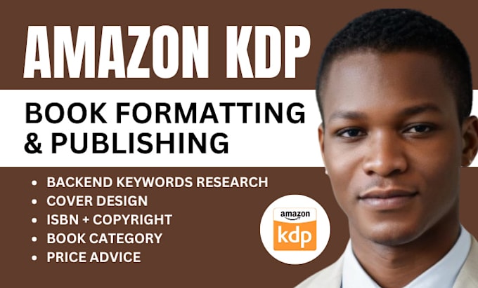 Gig Preview - Format your book for amazon kdp book formatting book publishing for amazon kdp