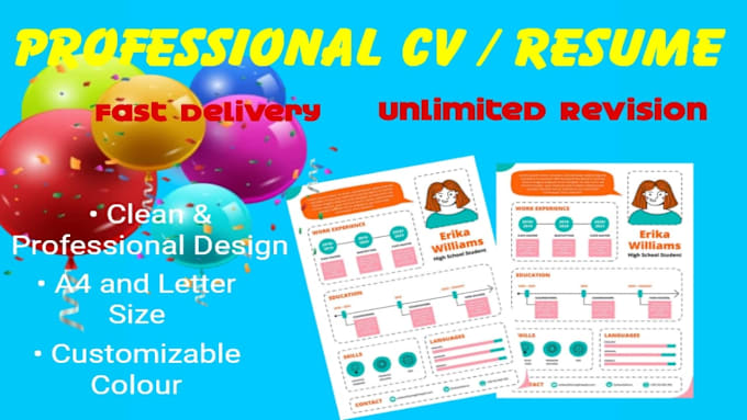 Gig Preview - Give you best resume, CV services