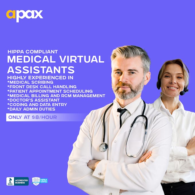 Gig Preview - Provide doctors virtual medical assistant services